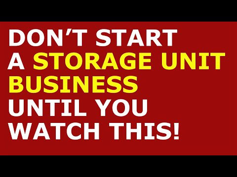 How to Start a Storage Unit Business | Free Storage Unit Business Plan Template Included [Video]