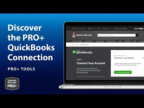 Discover QuickBooks & PRO+. Connect Your Accounts for Easier Business Management | Sherwin-Williams [Video]