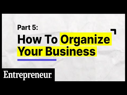 How To Organize Your Business | Part 5 of 6 | Entrepreneur [Video]