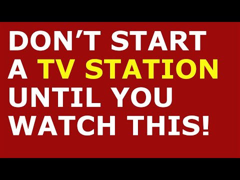How to Start a TV Station Business | Free TV Station Business Plan Template Included [Video]
