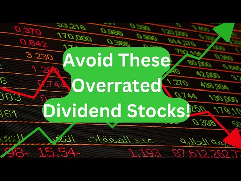 Caution! Watch This Before Investing in Overrated Dividend Stocks [Video]