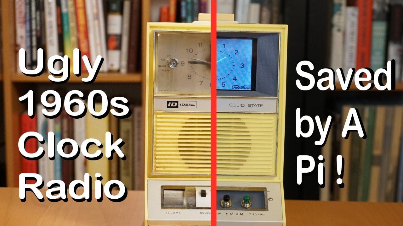 How to Give a 1960s Clock Radio a Pi Makeover  Adafruit Industries  Makers, hackers, artists, designers and engineers! [Video]
