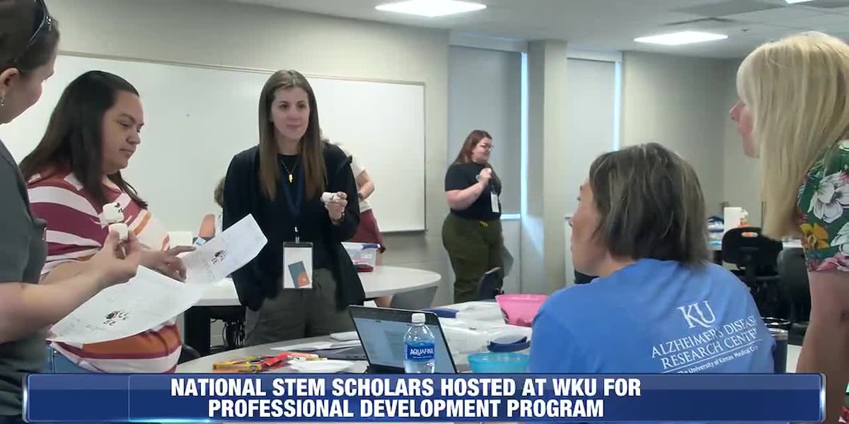 Nine National STEM Scholars hosted at WKU for prestigious professional development training [Video]