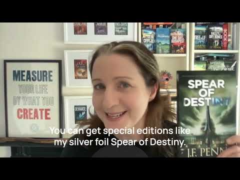 What is Kickstarter and why am I launching my latest thriller Spear of Destiny there? With J.F. Penn [Video]