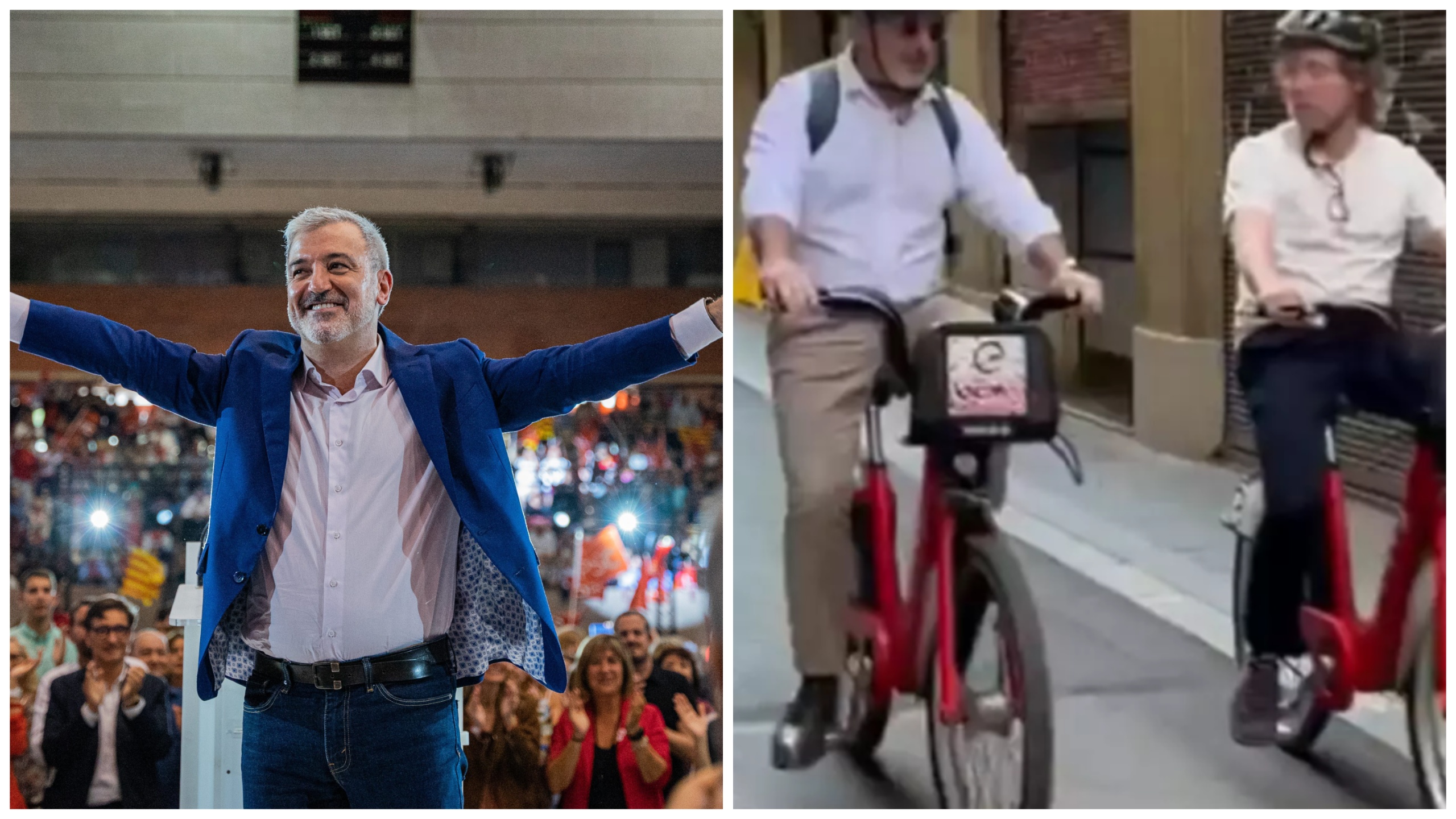 Barcelona mayor is slapped with a fine after using his bike in a no-cycling zone during a promotional video