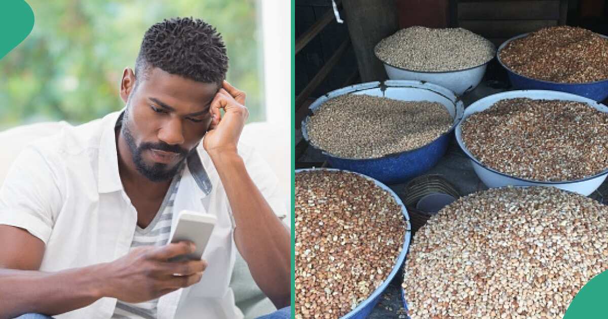 Price of Beans: Nigerian Man Cries out as Cup of Beans Now Sells for N800, Generates Huge Buzz [Video]