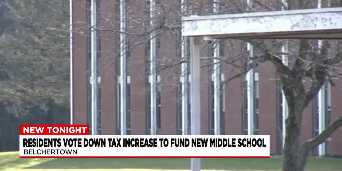 Belchertown residents vote down tax increase for new middle school [Video]