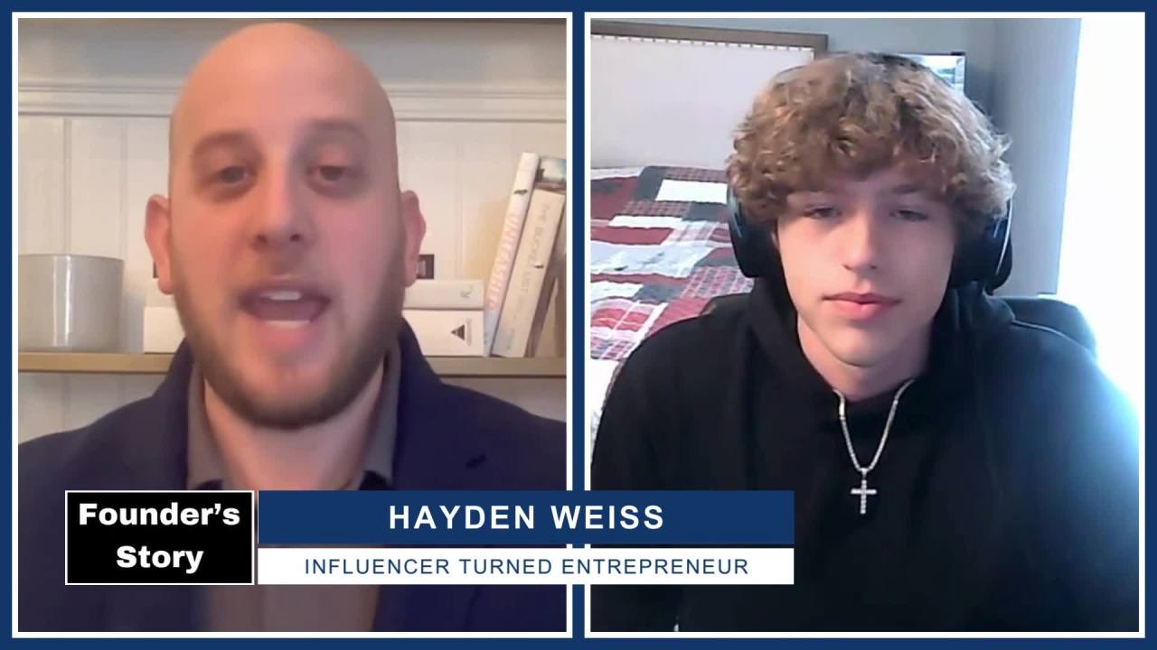 Hayden Weiss: From Teen Influencer to Young Entrepreneur [Video]