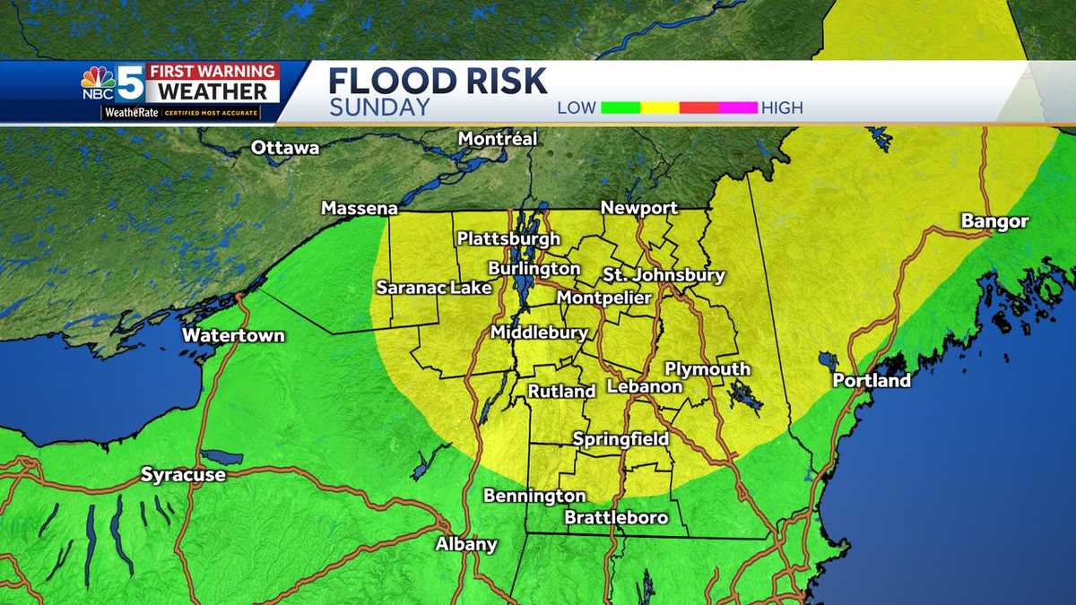 Risk of flooding, severe weather possible in Vermont, New York [Video]