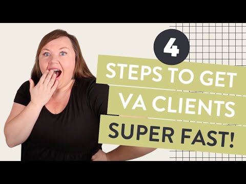 Virtual Assistant Marketing Plan: 4 Steps to Get VA Clients FAST [Video]
