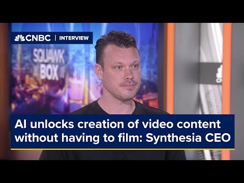 AI unlocks creation of video content without having to film, Synthesia CEO says