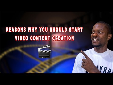 Why you should start creating video content right away