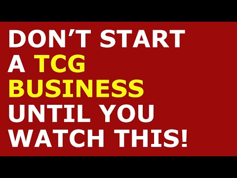 How to Start a TCG Business | Free TCG Business Plan Template Included [Video]