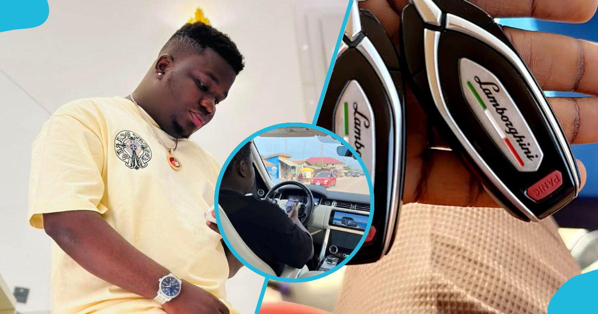 Abu Trica: Popular Sweduro Business Man Launches Brand New Lamborghini, Flaunts Car Keys In Photo [Video]