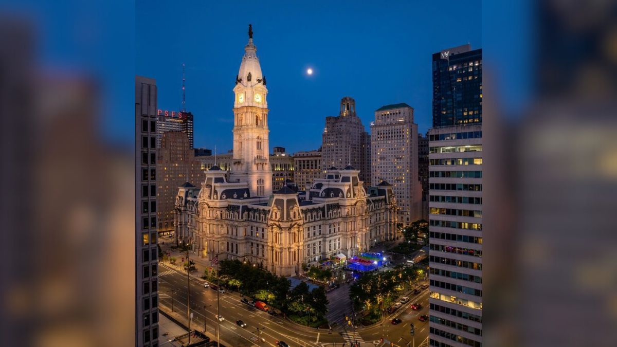 Philadelphia shows off brand new lighting system at City Hall  NBC10 Philadelphia [Video]