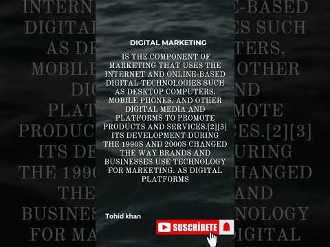 What is Digital marketing 📱📱 social media marketing email marketing [Video]