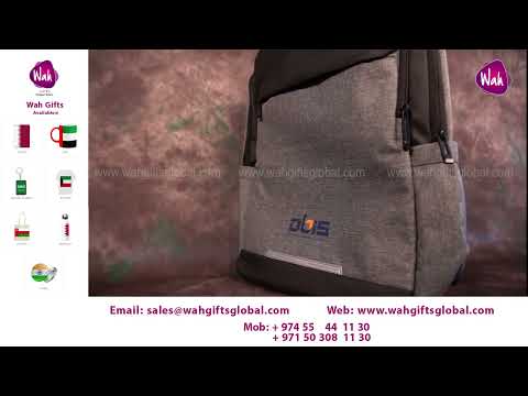 Custom Laptop Bag with Logo for ABIS | Personalized Backpack | Corporate Gifting | Wah Gifts [Video]