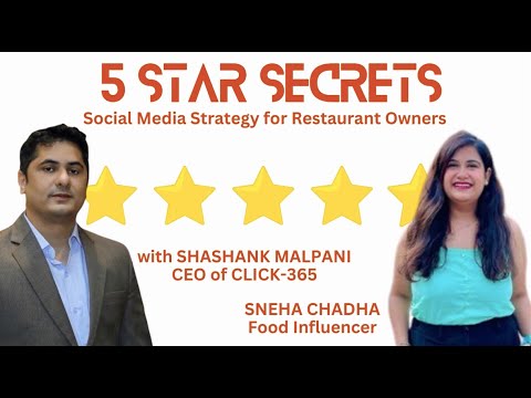Social Media Strategy for Restaurant Owners | 5 Star Secrets w Shashank Malpani [Video]