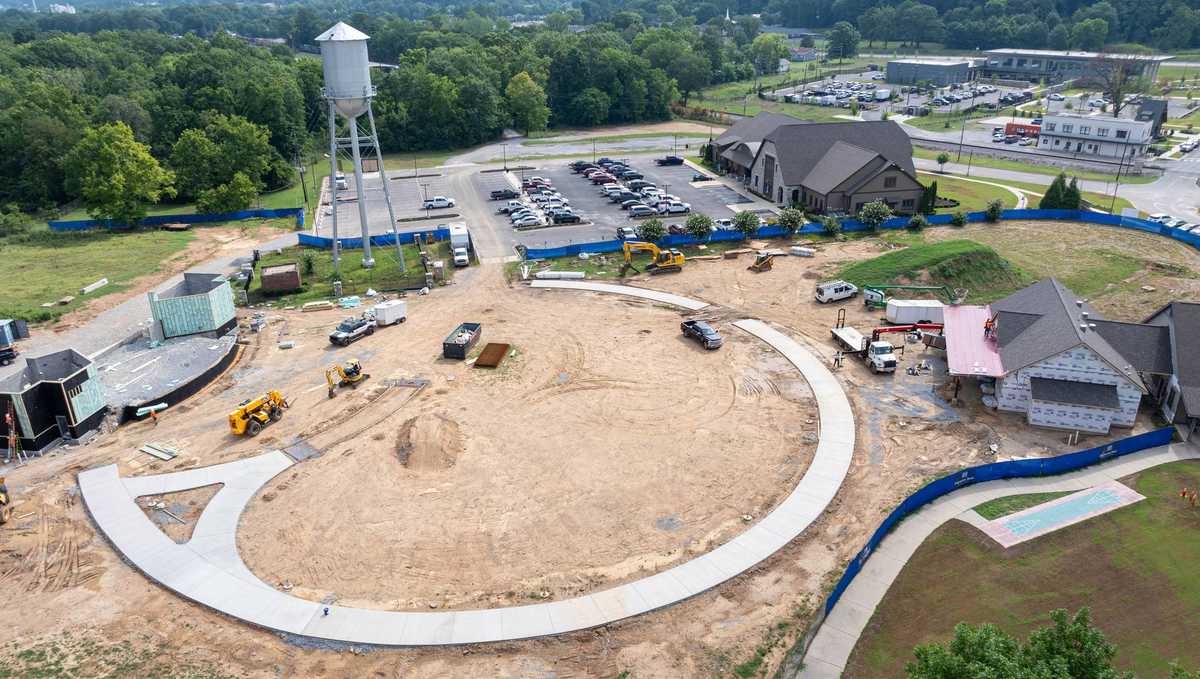 New amphitheater in Alabaster starts to take shape [Video]