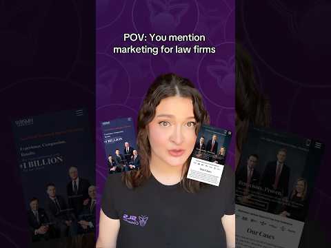 POV: You Mention Marketing for Law Firms [Video]