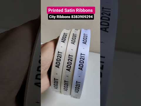 Luxury Satin Ribbons: Personalized for Your Brand, City Ribbons [Video]