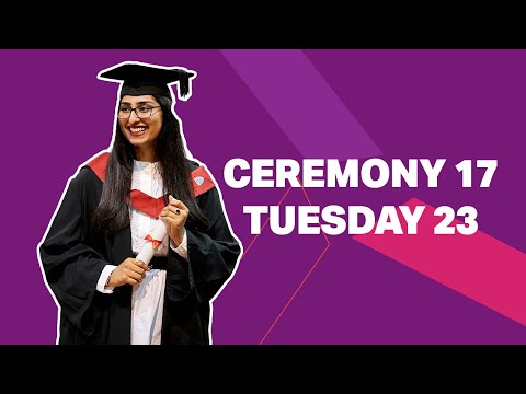 Aston University Graduation – Ceremony 17 – Tuesday 23 July 13.30 [Video]