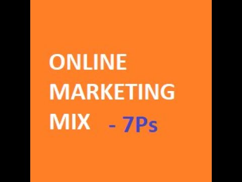 Comprehensive Guide to an Effective Online Marketing Mix | Product, Price, Place, Promotion – 7Ps [Video]