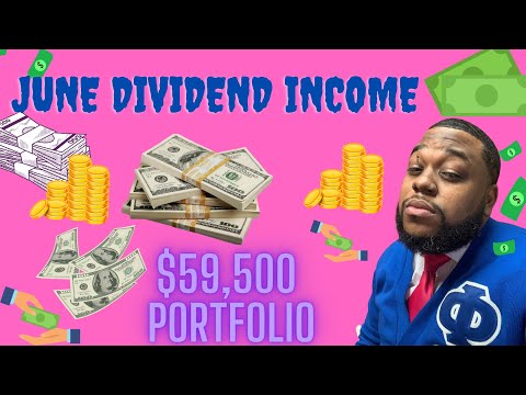 How Much Income I Was Paid In June | $59,530 Dividend Stock Portfolio Update (My Biggest Payment!) [Video]