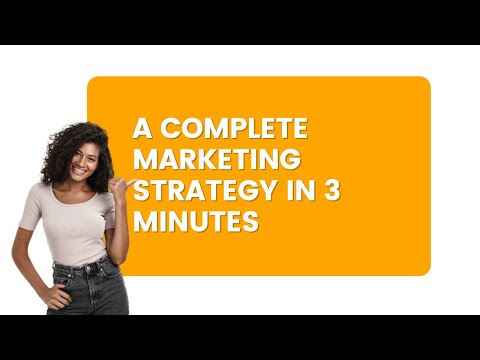 A Complete Marketing Strategy In 3 Minutes [Video]