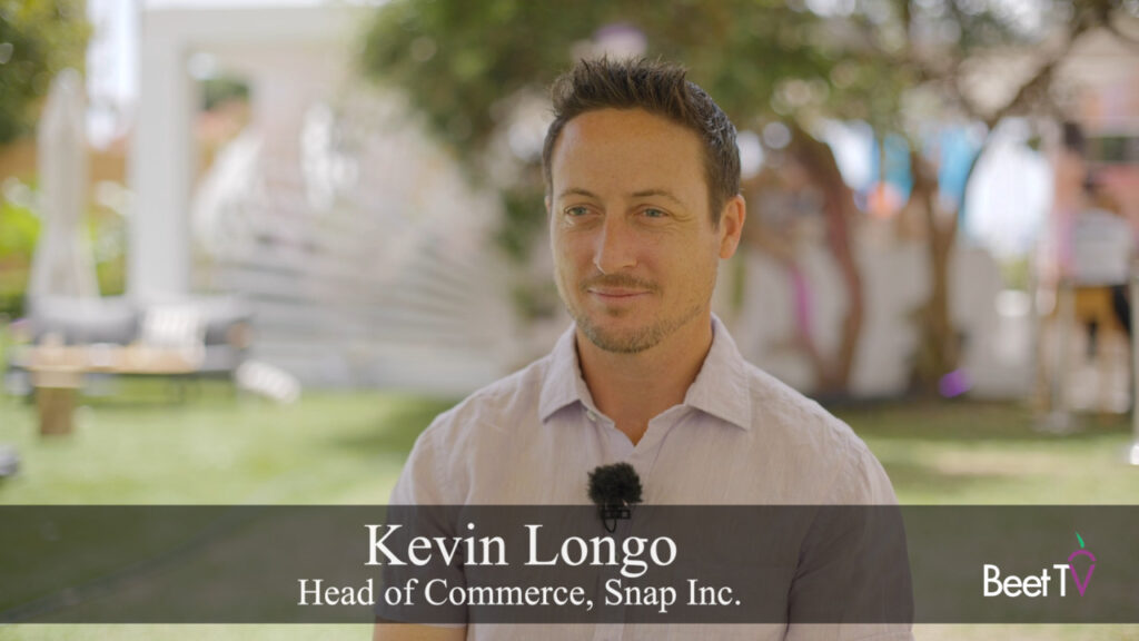 Augmented Reality Helps to Differentiate Retail Media: Snaps Kevin Longo  Beet.TV [Video]