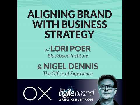 #547: Aligning brand with business strategy with Lori Poer and Nigel Dennis [Video]