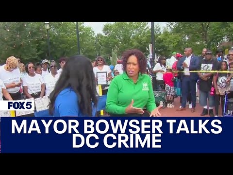 DC Mayor Bowser talks crime, economy, and the state of the District [Video]