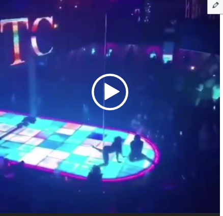 Club Stripper Caught On Camera Falling From Pole And Keep On Twerking (Watch Video)