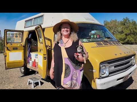 $1200 a Month SUPER FRUGAL VAN Life! Turning a 1977 Van into a COZY Home! [Video]