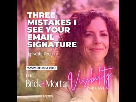 Three Mistakes I See In Your Email Signature [Video]