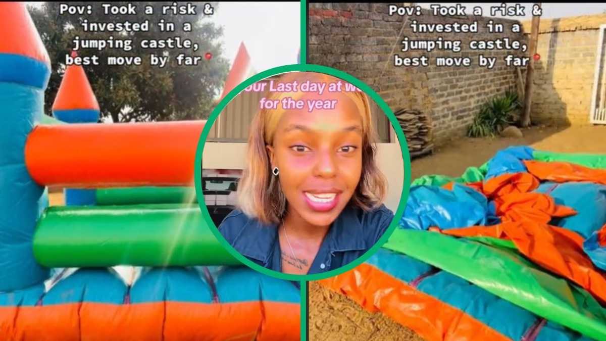 "Proud of You, Stranger": Woman Launches Jumping Castle Business, Mzansi Approves [Video]