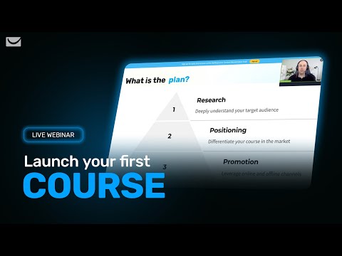 Create, Launch & Market Your First Course | Course Creator Webinar With Anton Voroniuk [Video]