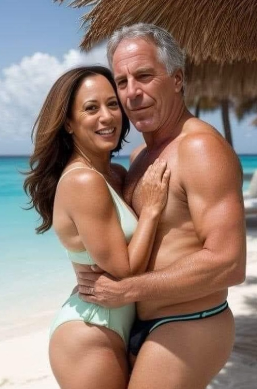 FACT CHECK: Is This Photo of Kamala Harris and Jeffery Epstein on a Beach Real? [Video]