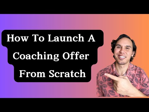 How to launch a coaching/consulting business to 35k/month profit [Video]