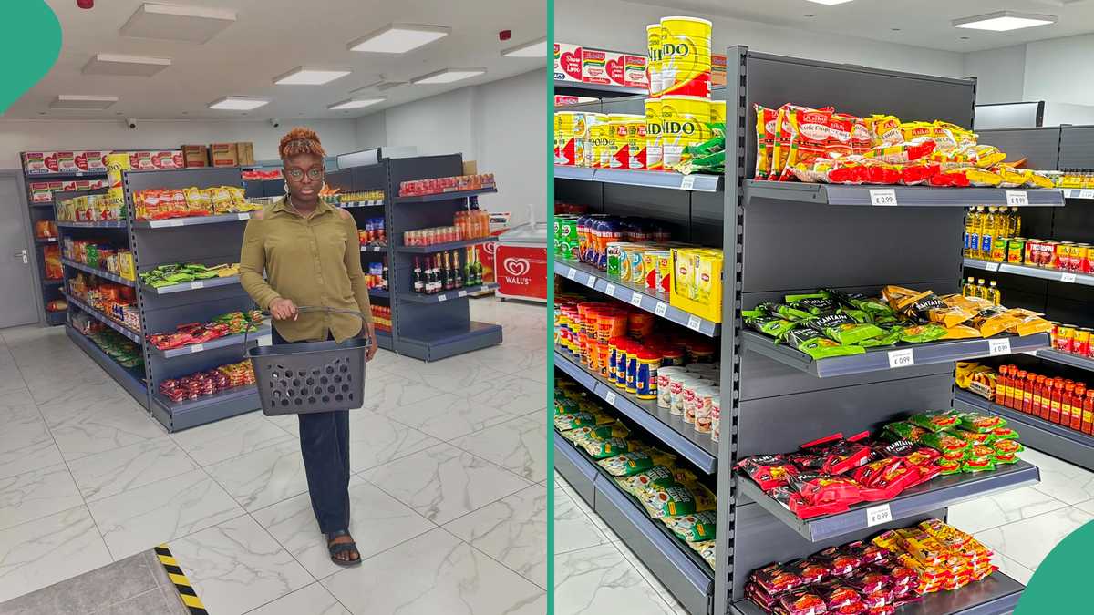 Nigerian Lady Opens African Grocery Store in UK, Offers Free Delivery for Orders above 100 [Video]