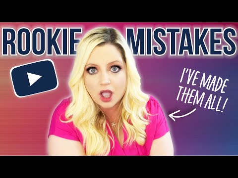 Rookie MISTAKES New YouTubers Make & How-to Fix [Video]