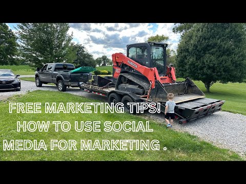 NEW EXCAVATION BUSINESS:  SOCIAL MEDIA MARKETING TIPS [Video]