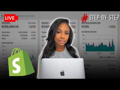 LIVE Shopify 💻 Masterclass: Complete Tour, Backend Website Setup & Online Branding Tips [Video]