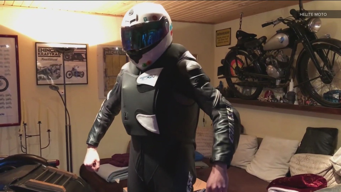 Motorcycle airbags becoming popular with U.S. riders [Video]