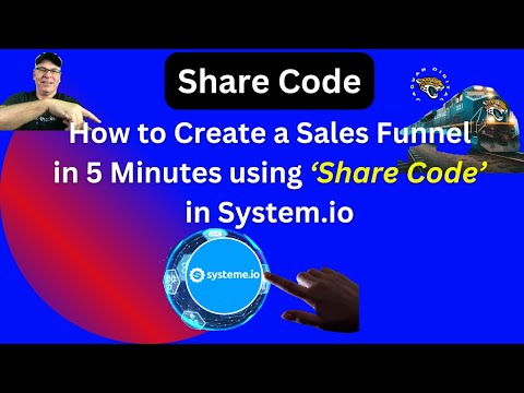 🤣How to Create a Sales Funnel in 2 Minutes with Systemeio [Video]