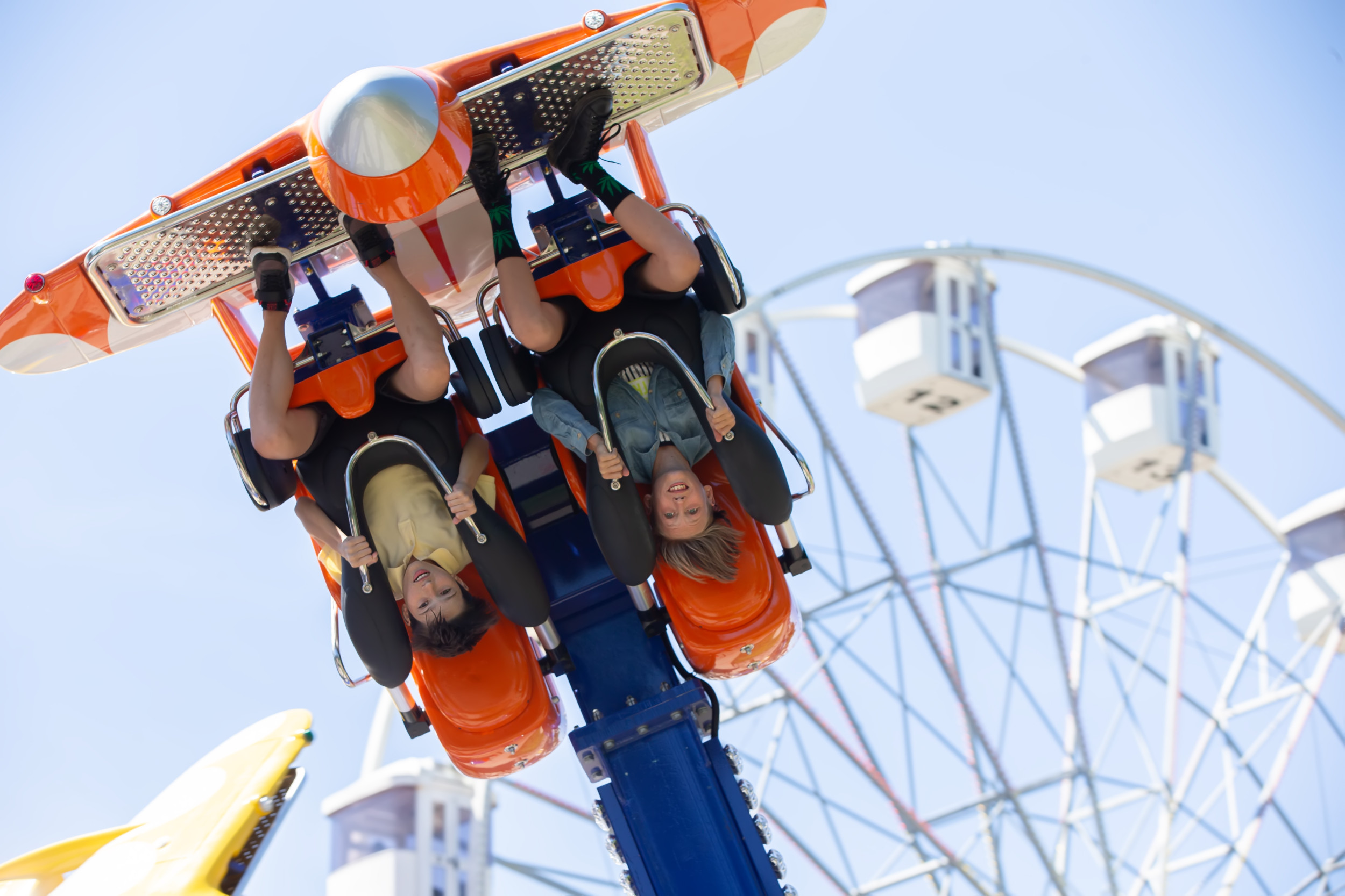 Incredible Moment Theme Park Worker Catches Phone Falling From Top of Ride [Video]