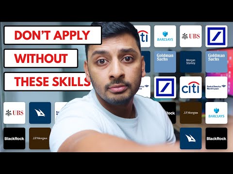 8 Skills Investment Banks Look for in Applications [Video]