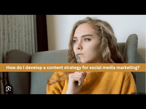 How do I develop a content strategy for social media marketing? [Video]