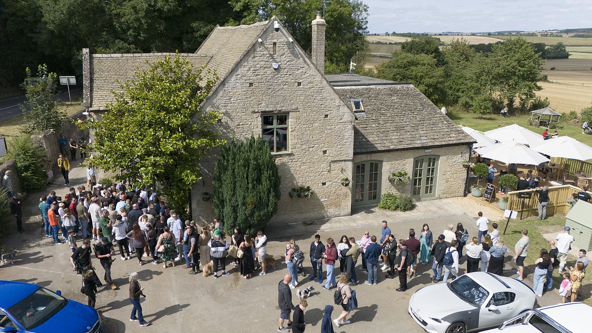 JANE FRYER: Punters had queued outside Jeremy Clarkson’s new pub for hours… when suddenly the star, in dad jeans and a crumpled shirt, burst outside and shouted ‘We’re open!’ [Video]