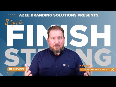 3 Powerful Tips to Finish 2024 Strong | Marketing Advice | AZEE Branding Solutions [Video]